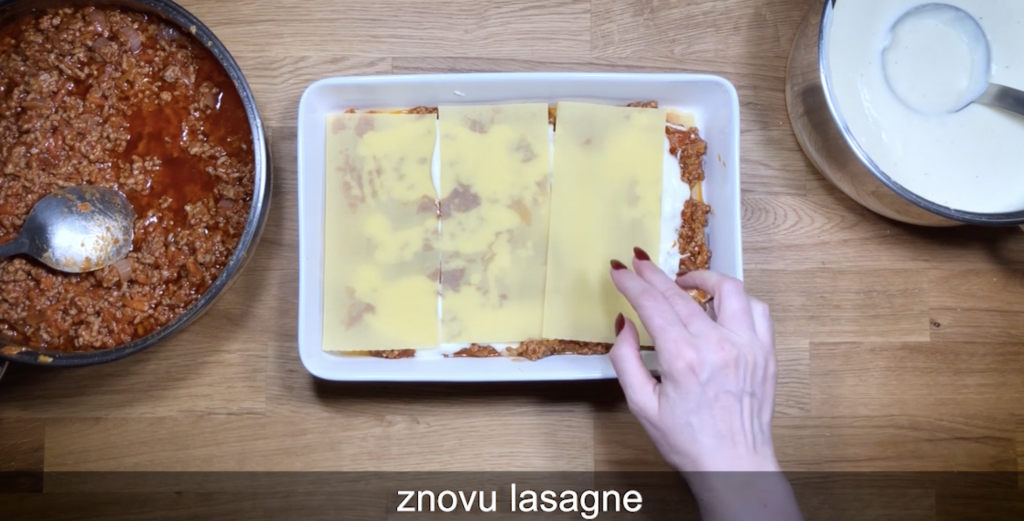 Lasagne krok č. 29