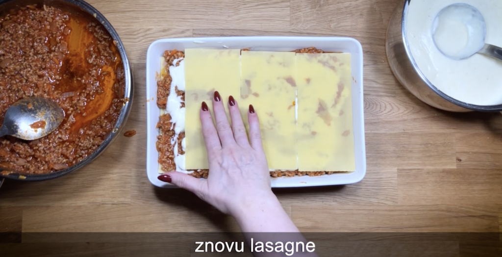 Lasagne krok č. 32