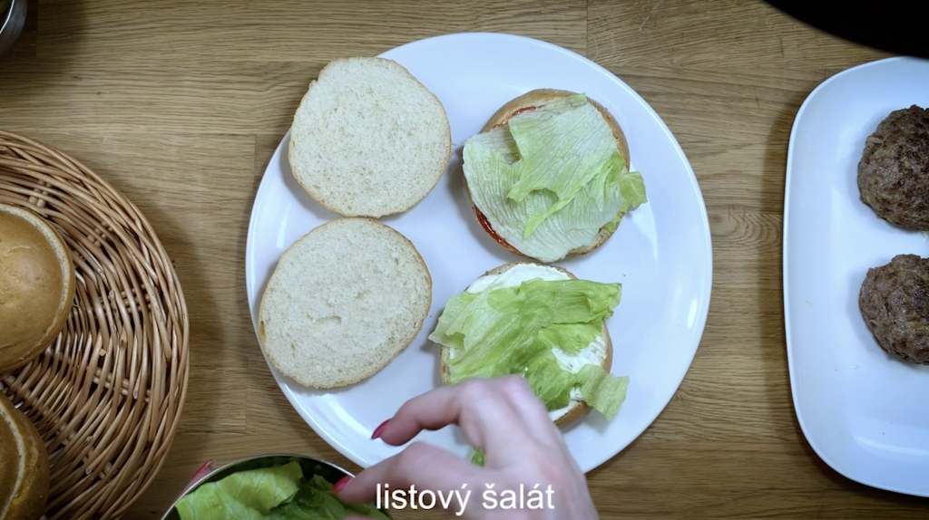 domáci burger krok č. 18