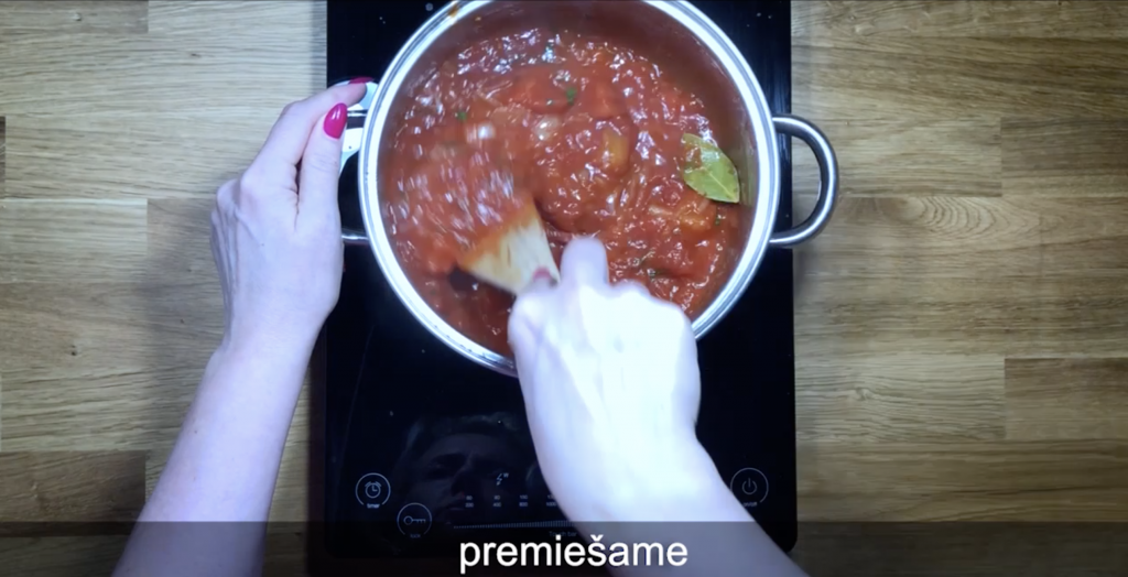paradajková polievka krok č. 13