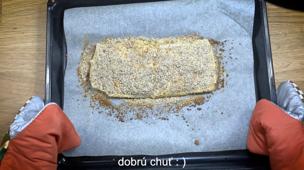 Tvarohový závin s mandľami a kokosom krok č. 14