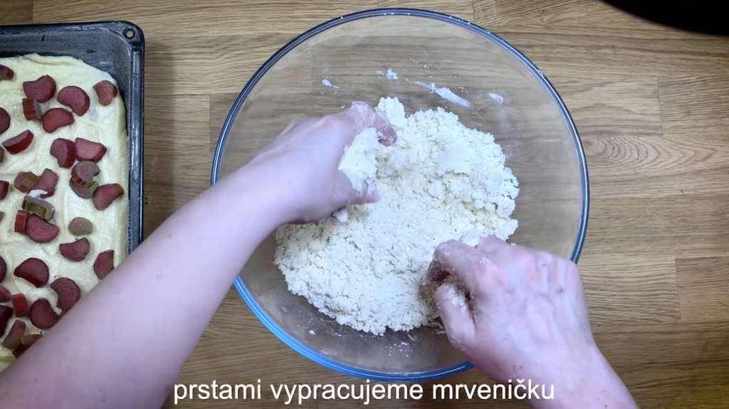 rebarborový koláč krok č. 17