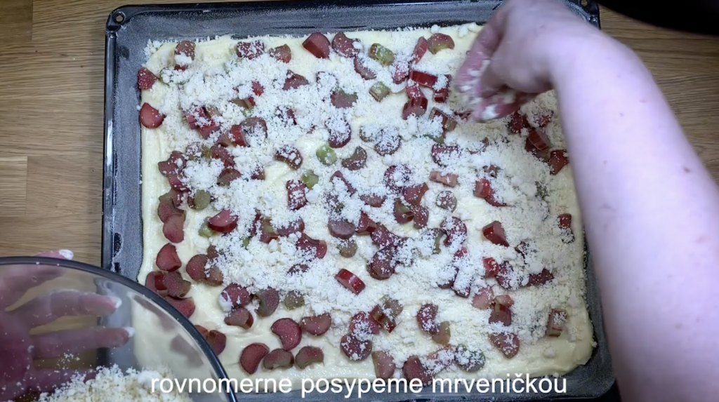 rebarborový koláč krok č. 18