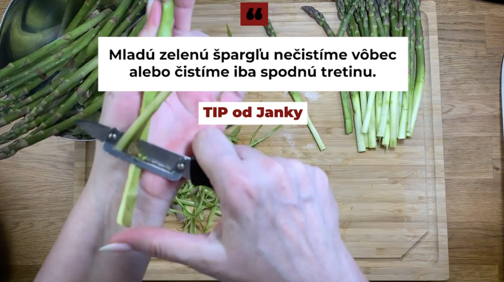 zapecená špargla krok č. 2