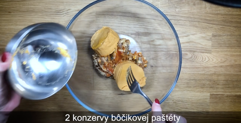 Sardinková pomazánka krok č. 2