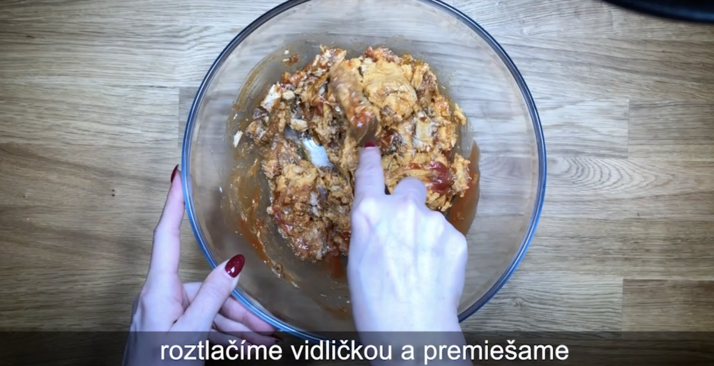 Sardinková pomazánka krok č. 8
